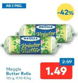 T&G Meggle Butter Rolle Angebot