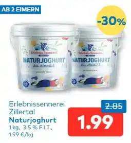 T&G Erlebnissennerei Zillertal Naturjoghurt Angebot