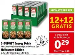 Interspar S-BUDGET Energy Drink Halloween Edition Angebot