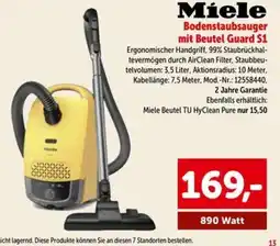 Interspar Miele Bodenstaubsauger mit Beutel Guard S1 Angebot