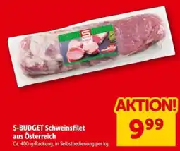 Interspar S-BUDGET Schweinsfilet Angebot