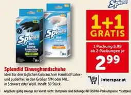 Interspar Splendid Einweghandschuhe Angebot