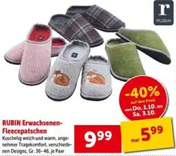 Interspar RUBIN Erwachsenen-Fleecepatschen Angebot
