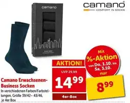 Interspar Camano Erwachsenen-Business Socken Angebot