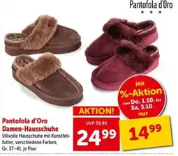 Interspar Pantofola d'Oro Damen-Hausschuhe Angebot