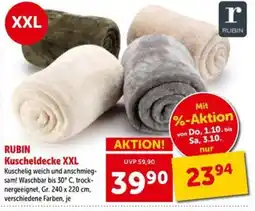 Interspar Rubin Kuscheldecke XXL Angebot