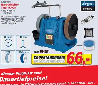 Nass-Schleifer Tiger 5000S scheppach