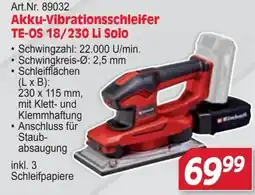 Zgonc Akku-Vibrationsschleifer TE-OS 18/230 Li Solo Angebot