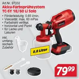 Zgonc Einhell Akku-Farbsprühsystem TC-SY 18/60 Li Solo Angebot