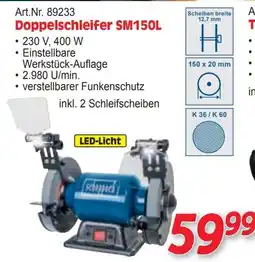 Zgonc Doppelschleifer SM150L Schappach Angebot