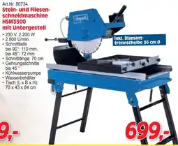 Zgonc Schlappach Stein- und Fliesen-schneidmaschine HSM3500 Angebot