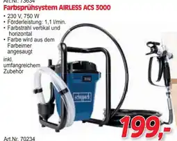 Zgonc Farbsprühsystem AIRLESS ACS 3000 scheppach Angebot