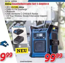 Zgonc Akku-Baustellenradio Set C-DAB30-X Angebot