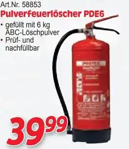 Zgonc Pulverfeuerlöscher PDE6 Angebot