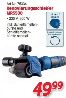 Zgonc Scheppach Renovierungsschleifer MRS500 Angebot