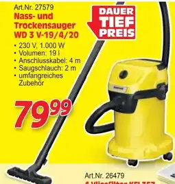 Zgonc Kärcher Nass- und Trockensauger WD 3 V-19/4/20 Angebot