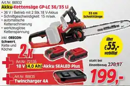 Zgonc Einhell Akku-Kettensäge GP-LC 36/35 Li Angebot