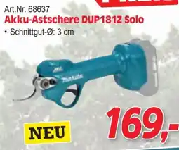 Zgonc Akku-Astschere DUP181Z Solo Angebot