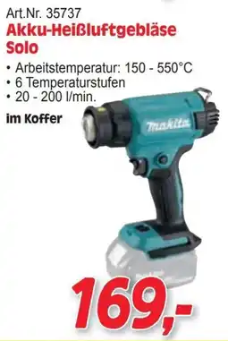 Zgonc Akku-Heißluftgebläse Solo Angebot