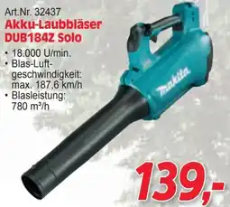Zgonc Akku-Laubbläser DUB184Z Solo Makita Angebot