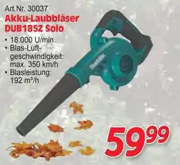 Zgonc Akku-Laubbläser DUB185Z Solo Angebot