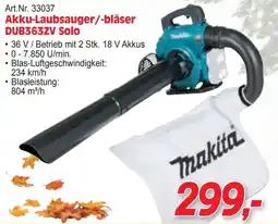 Zgonc Akku-Laubsauger/-bläser DUB363ZV Solo Makita Angebot