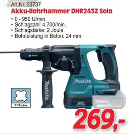 Zgonc Akku-Bohrhammer DHR243Z Solo Makita Angebot