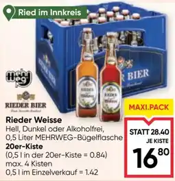 Maximarkt Rieder Weisse Angebot
