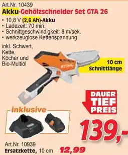 Zgonc Akku-Gehölzschneider Set GTA 26 Angebot