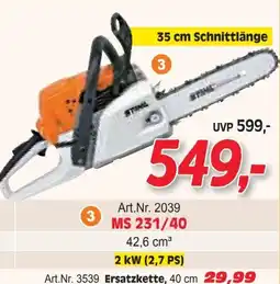 Zgonc Stihl MS 231/40 Angebot