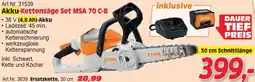 Zgonc Akku-Kettensäge Set MSA 70 C-B Angebot