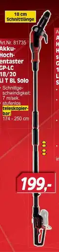 Zgonc Akku-Hochentaster GP-LC 18/20 Li T BL Solo Angebot