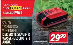 Zgonc Einhell 18 V (3,0 Ah)-Akku SEALED Plus Angebot