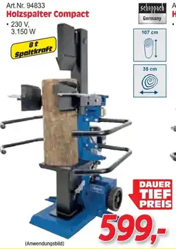 Zgonc Holzspalter Compact Angebot