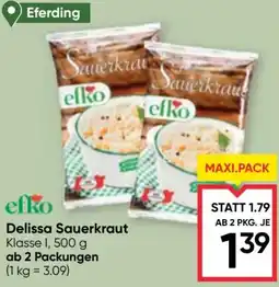Maximarkt efko Delissa Sauerkraut Angebot