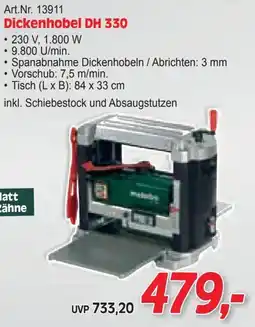 Zgonc Dickenhobel DH 330 Angebot
