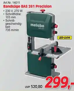 Zgonc Bandsäge BAS 261 Precision Angebot