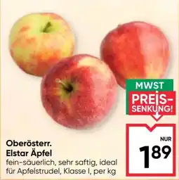 Maximarkt Oberösterr. Elstar Äpfel Angebot