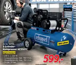Zgonc Scheppach 3-Zylinder-Kompressor HC550TC Angebot
