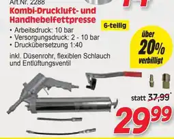 Zgonc Kombi-Druckluft- und Handhebelfett presse Angebot