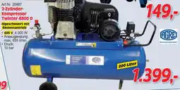 Zgonc Scheppach 2-Zylinder Kompressor Twister 4800 D Angebot