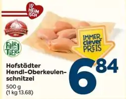 Billa Hofstädter Hendl-Oberkeulenschnitzel Angebot