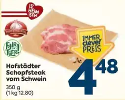 Billa Hofstädter Schopfsteak vom Schwein Angebot