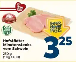 Billa Hofstädter Minutensteaks vom Schwein Angebot