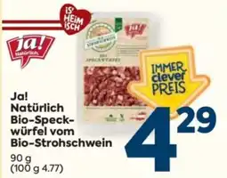 Billa Ja! Natürlich Bio-Speckwürfel vom Bio-Strohschwein Angebot