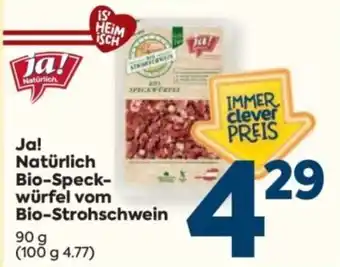 Billa Ja! Natürlich Bio-Speckwürfel vom Bio-Strohschwein Angebot