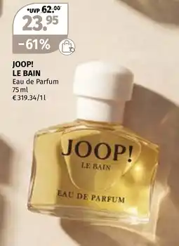 Müller JOOP! LE BAIN Eau de Parfum Angebot