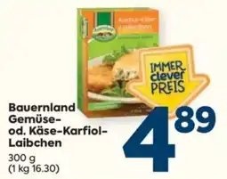 Billa Bauernland Gemüse-od. Käse-Karfiol-Laibchen Angebot