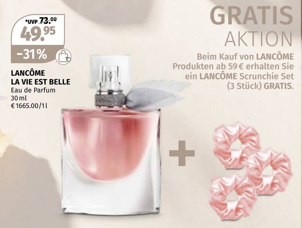 LANCÔME LA VIE EST BELLE Eau de Parfum 30 ml Angebot bei Müller