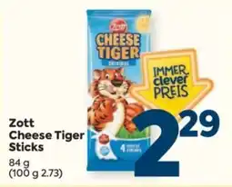 Billa Zott Cheese Tiger Sticks Angebot